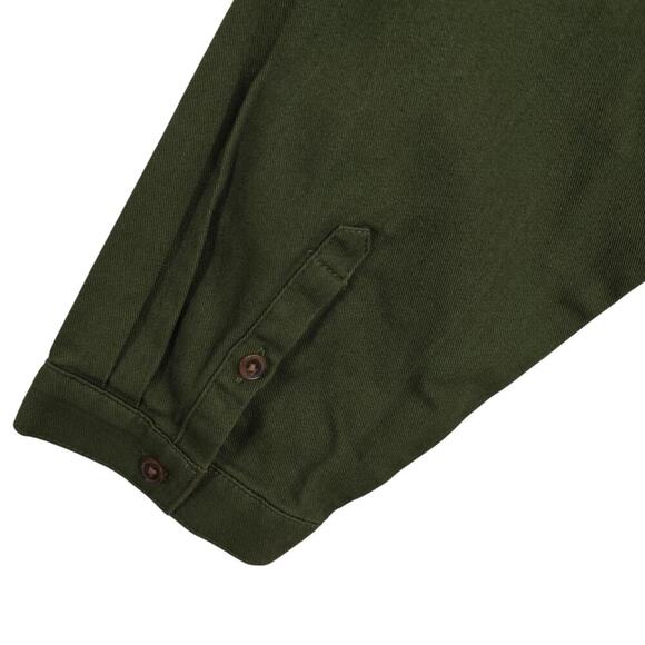 J Crew Long Sleeve Utility Shirt Dress Size 20 Olive Green Pockets Belt NWT - Picture 9 of 10